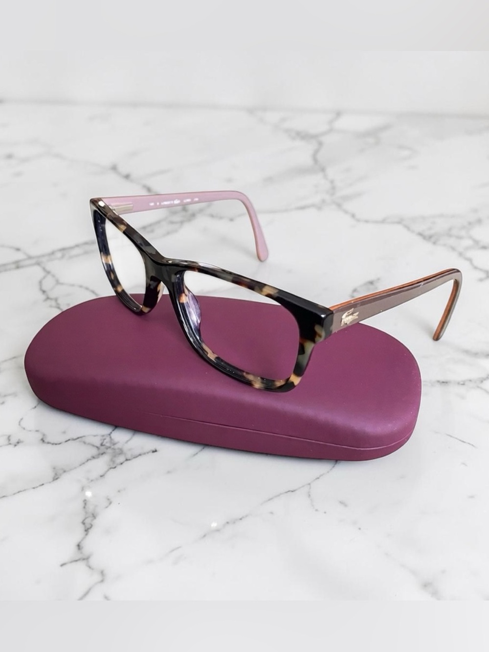 Lacoste L2746 214 Women's 54-17-140 mm Havana Eyewear Frame & Case